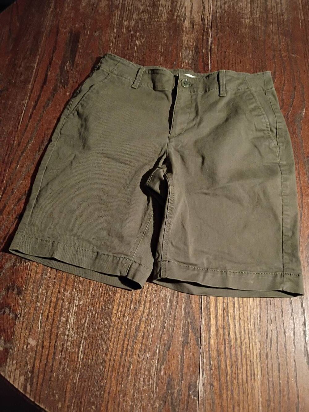 Size 4 Loft Outlet Grey Casual Shorts Pockets Belt Loops